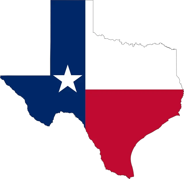 Map of Texas showing ECM Insurance Agency service area